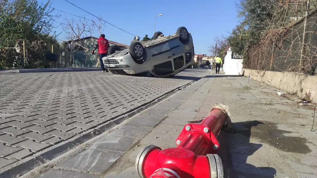 Fethiye'de trafik kazası, 1 yaralı