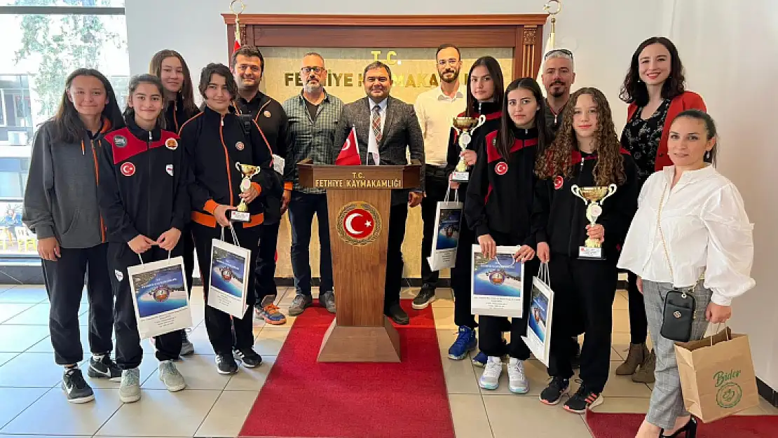 Fethiye Eczacıbaşı Zirvespor'dan Kaymakam Balcı'ya ziyaret