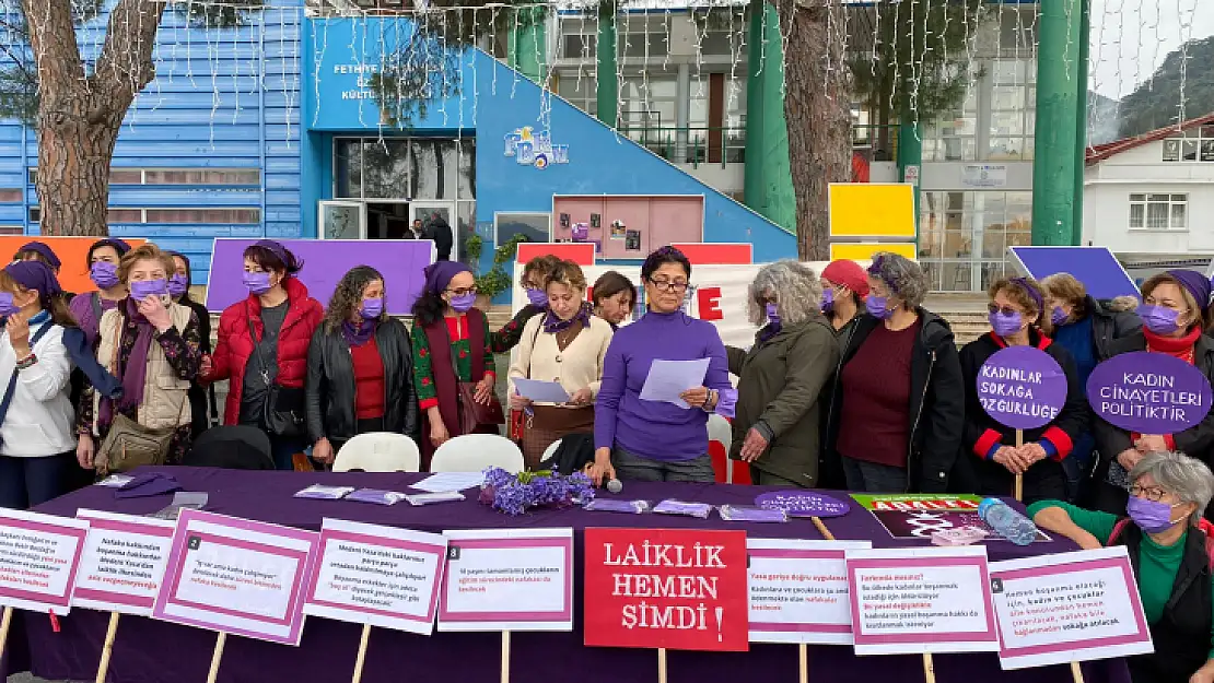 Fethiye Kadın Platformu'ndan 8 Mart etkinliği