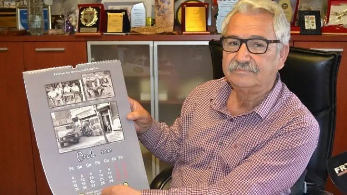 Fethiye'nin eski esnafları 2021 takviminde