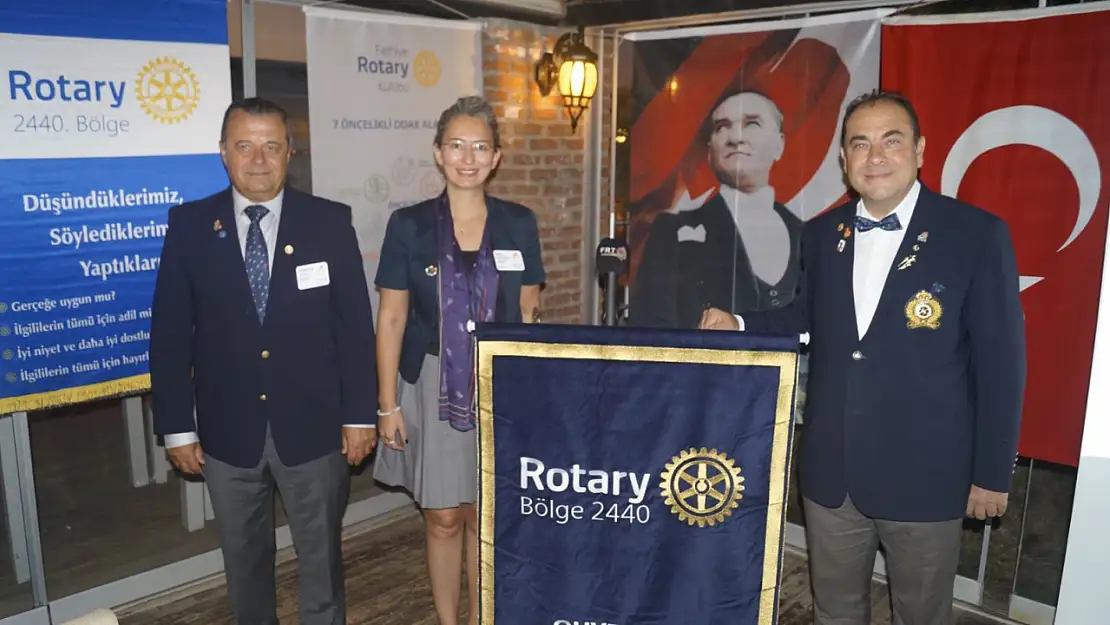 Fethiye Rotary Kulübü'nü Guvernör Mert Korur ziyaret etti