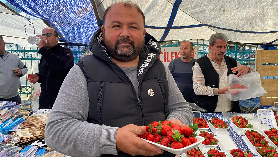 Fethiye Salı Pazarı'nda Çilek Satışı Başladı