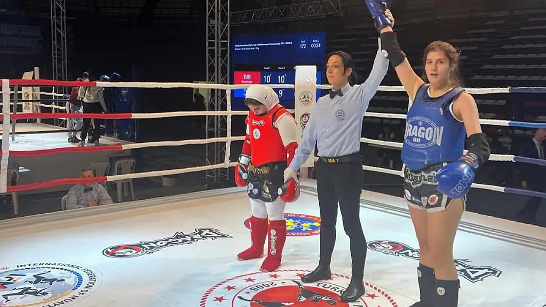 Fethiyeli Nuray Coşkun, MuayThai Avrupa İkincisi Oldu