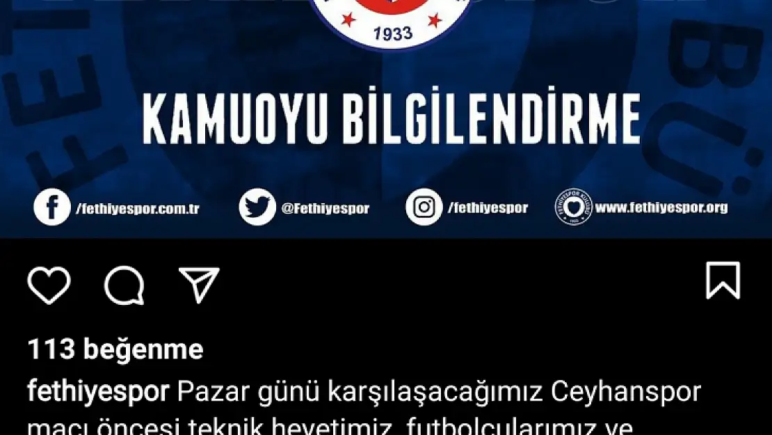 Fethiyespor'da 4 futbolcu da Covid-19 görüldü