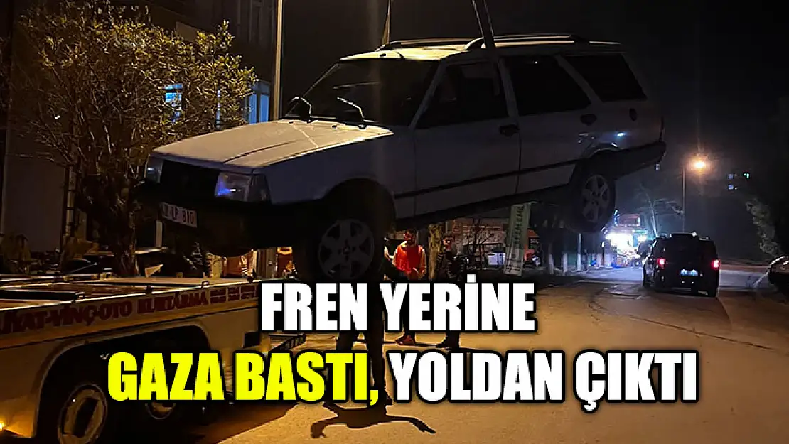 Fren Yerine Gaza Bastı, Yoldan Çıktı