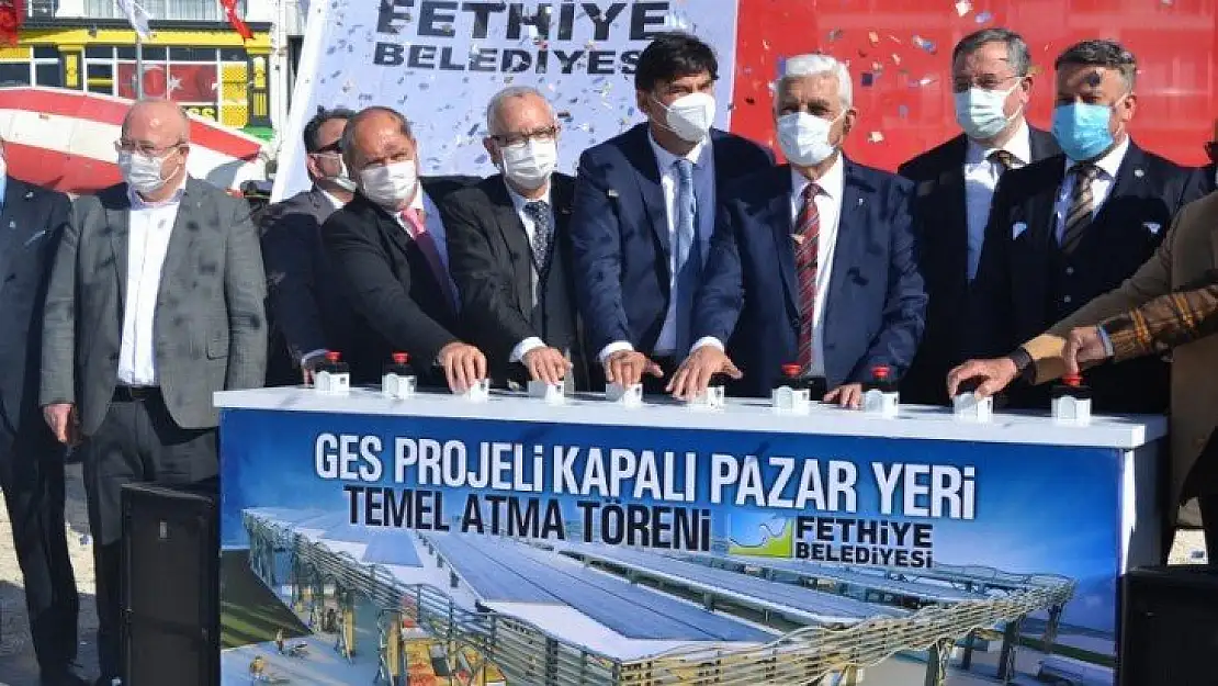 GES projeli kapalı Pazaryeri'nin temel atma töreni gerçekleşti