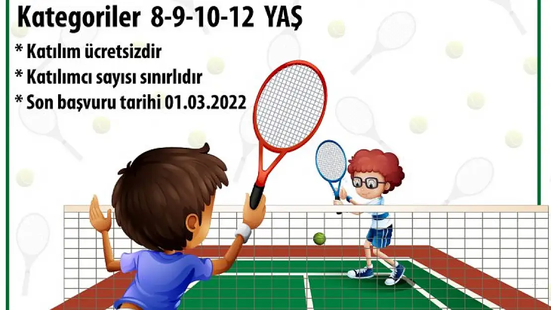 Haydi Çocuklar Tenis Şenliğinde Buluşalım