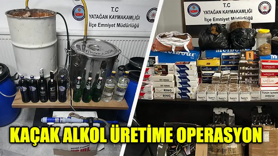 Kaçak Alkol Üretime Operasyon