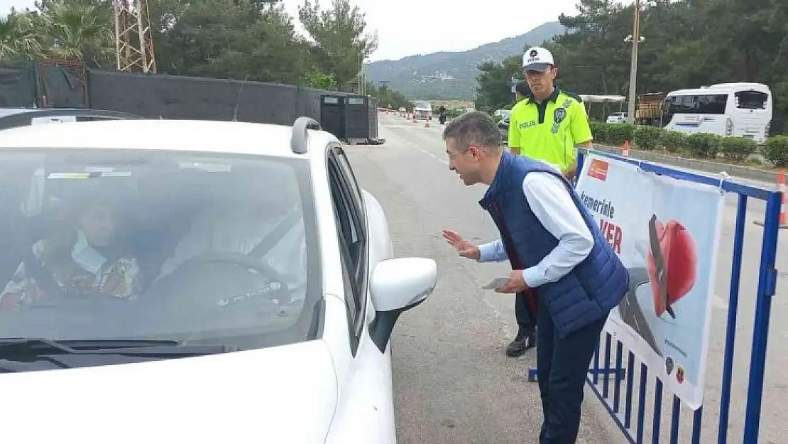 Kaymakam Bayar'dan emniyet kemeri uyarısı