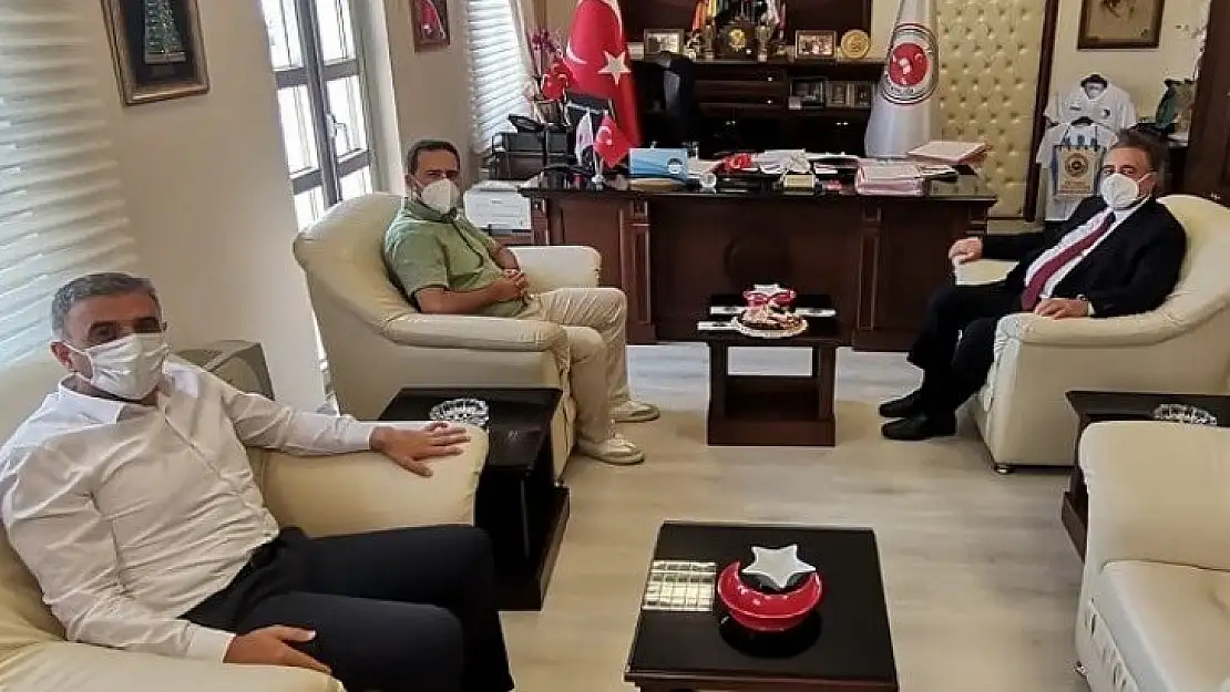 Kaymakam Fırat'tan, Başsavcı Bingül'e hayırlı olsun ziyareti