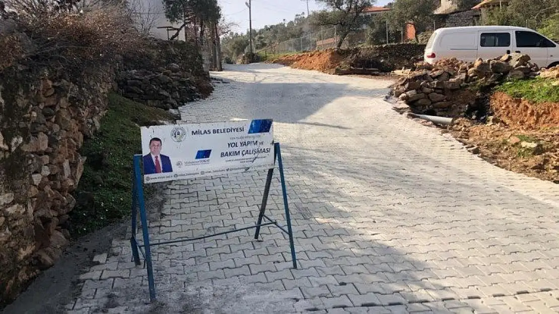 Kırsal mahalleler modern yollara kavuşuyor