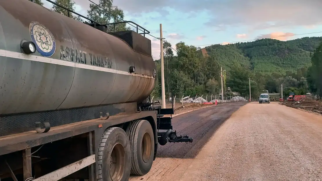 Kırsal mahallelerde yol çalışmaları tamamlandı