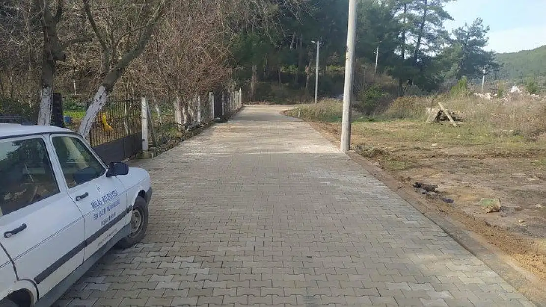 Korucuk Mahallesi'nde parke kaplama çalışmaları tamamlandı