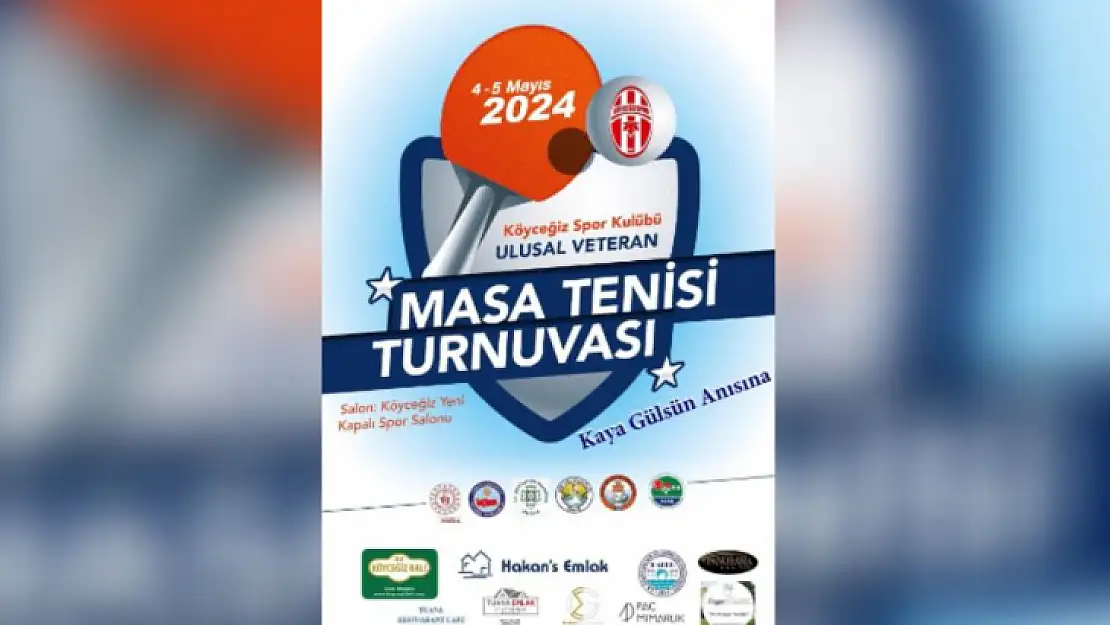 Köyceğiz'de Masa Tenisi Turnuvası başlıyor