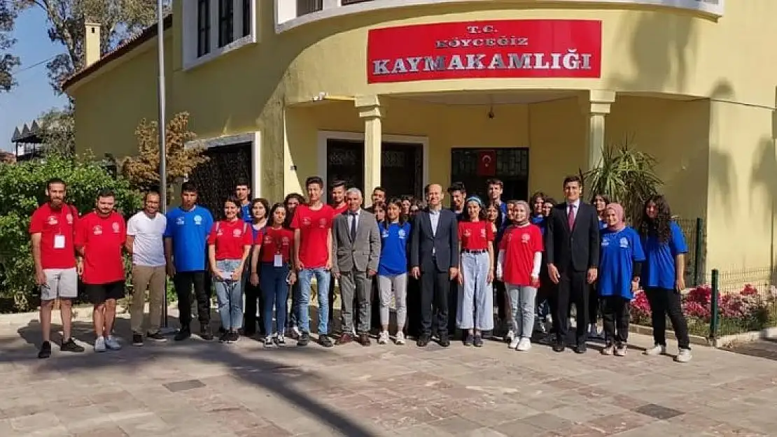 Köyceğizli gençler, Kaymakam Maslak'la görüştü