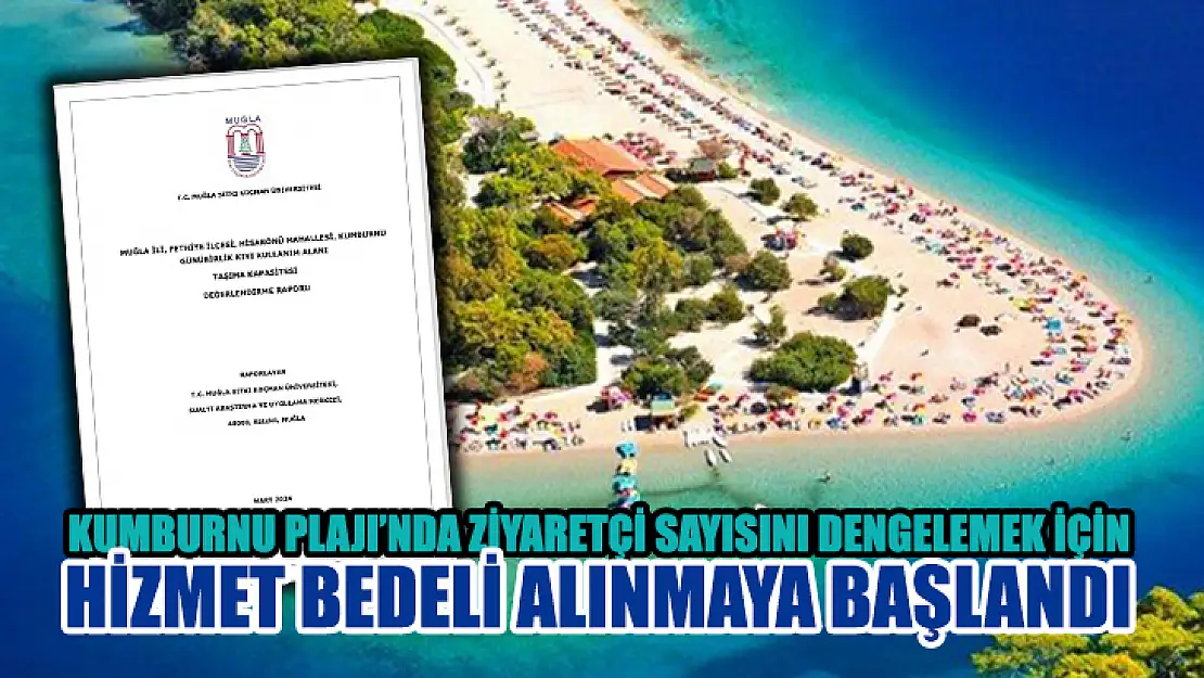 Kumburnu Plajı'nda Ziyaretçi Sayısını Dengelemek İçin Hizmet Bedeli Alınmaya Başlandı