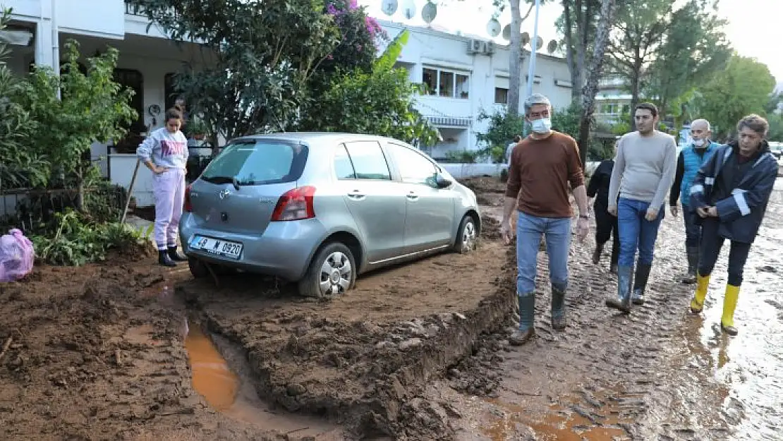 Marmaris'te Sele Karşı Savaş Devam Ediyor