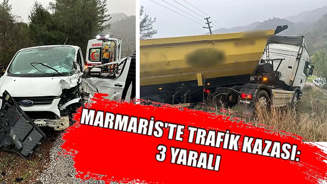Marmaris'te Trafik Kazası: 3 Yaralı