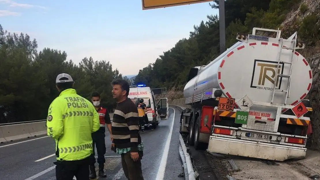 Mazot tankeri korkulu anlar yaşattı