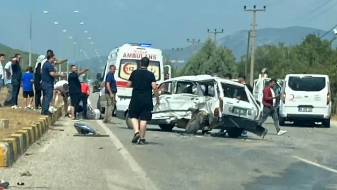 Menteşe'de trafik kazası: 1'i ağır, 2 yaralı