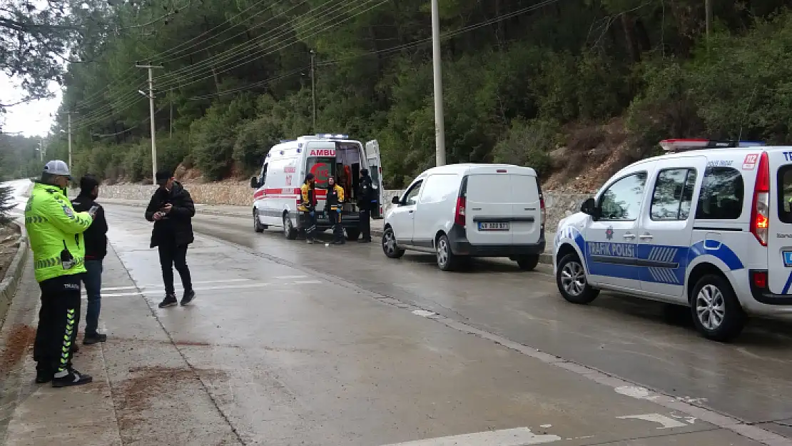 Menteşe'de Trafik Kazası: 1 Yaralı