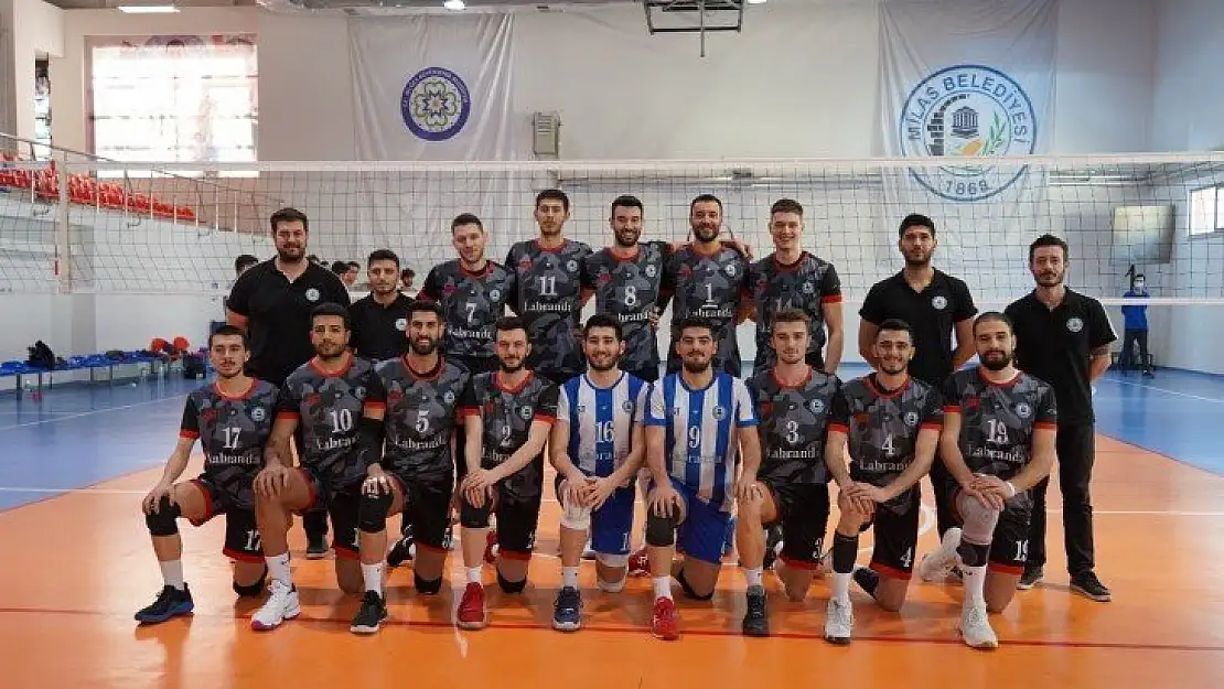 Milas Belediyespor galibiyetlere devam ediyor