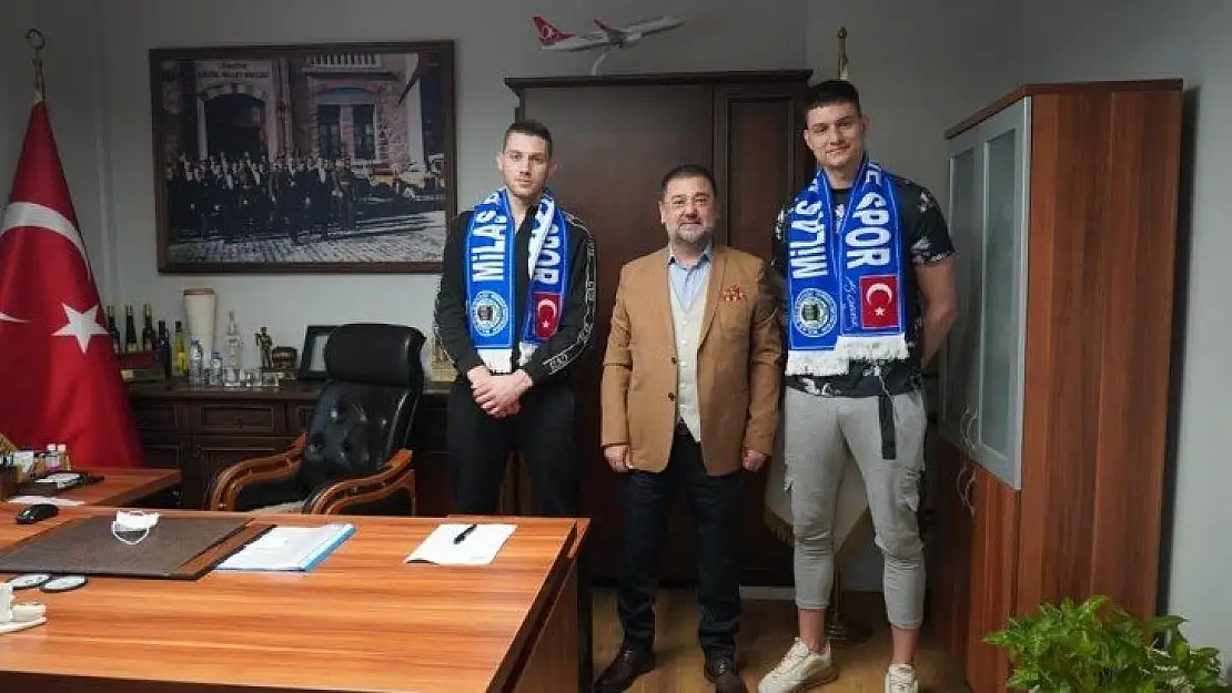 Milas Belediyespor'un yeni transferleri basına tanıtıldı