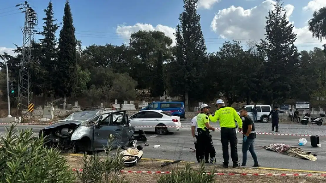 Milas-Bodrum Yolu'ndaki feci kazanın kamera görüntüleri ortaya çıktı