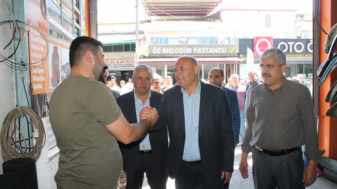Milletvekili Adayı Otgöz Sanayi Esnafını Ziyaret Etti