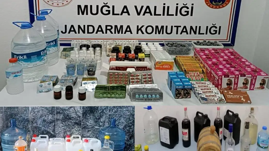 Muğla'da 24 saatte 83 litre sahte alkol ele geçirildi