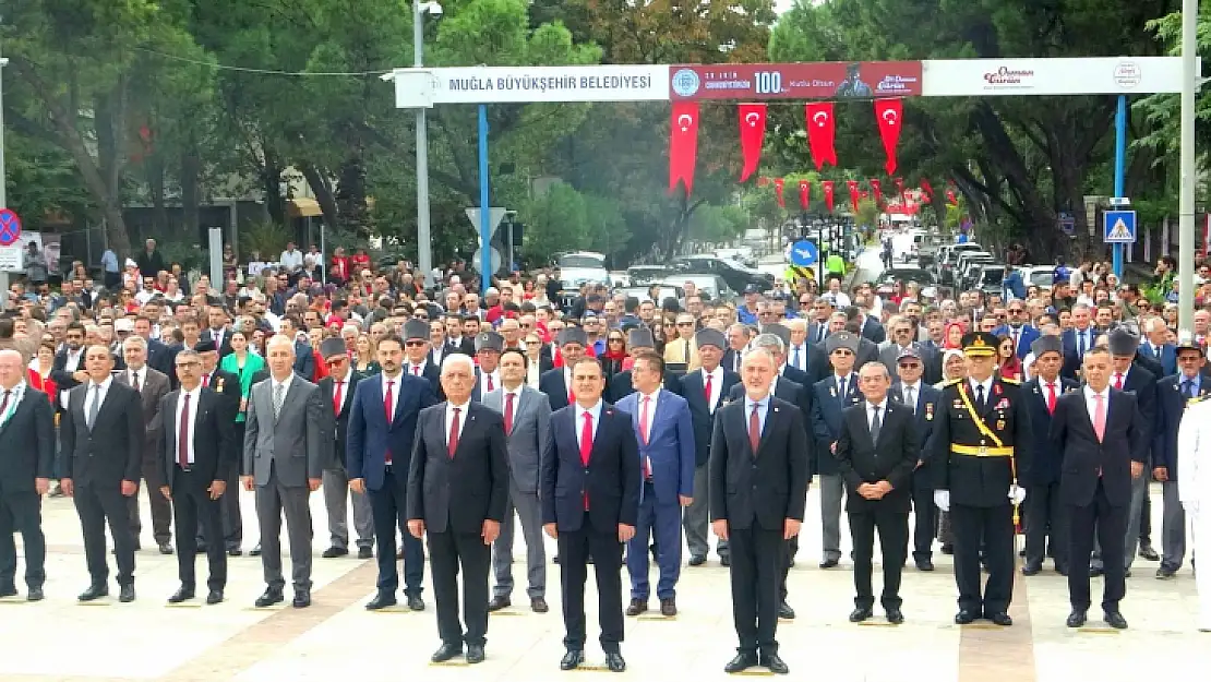 Muğla'da cumhuriyetin 100'üncü yılı