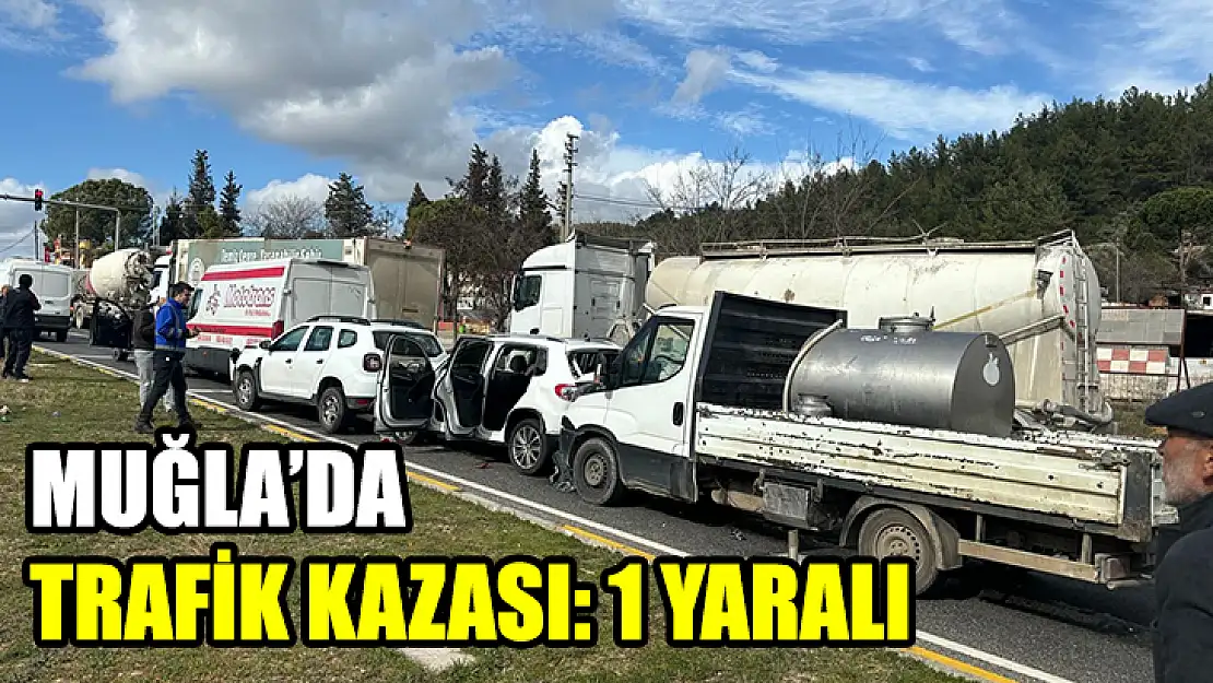 Muğla'da Trafik Kazası: 1 Yaralı