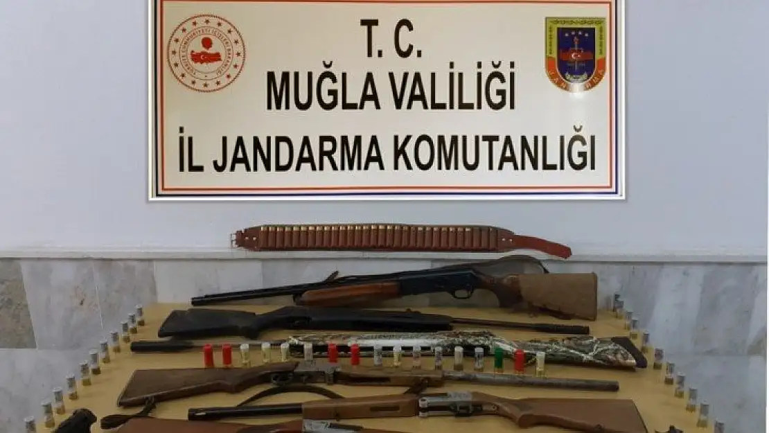 Muğla Jandarma KOM'dan kaçak silah operasyonu