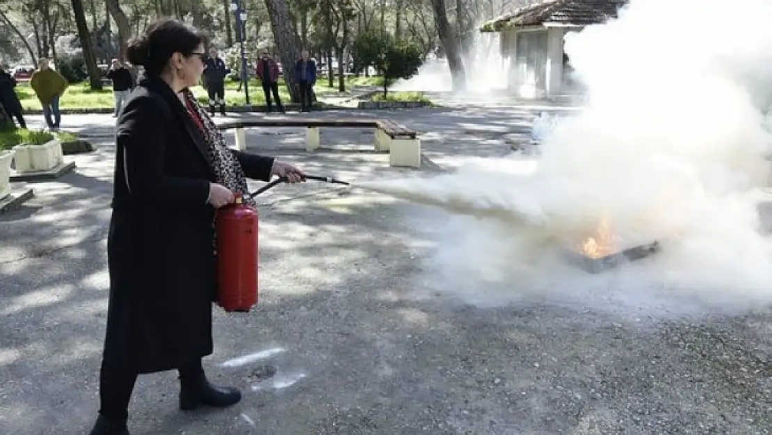 Muğla Sağlık İl Müdürlüğü'nde yangın tatbikatı yapıldı