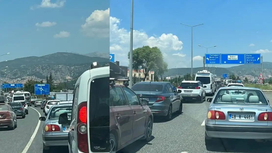 Muğla'da Trafik Yoğunluğu