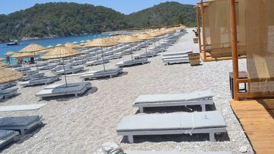 Ölüdeniz Kumburnu Plajı baştan aşağıya yenilendi