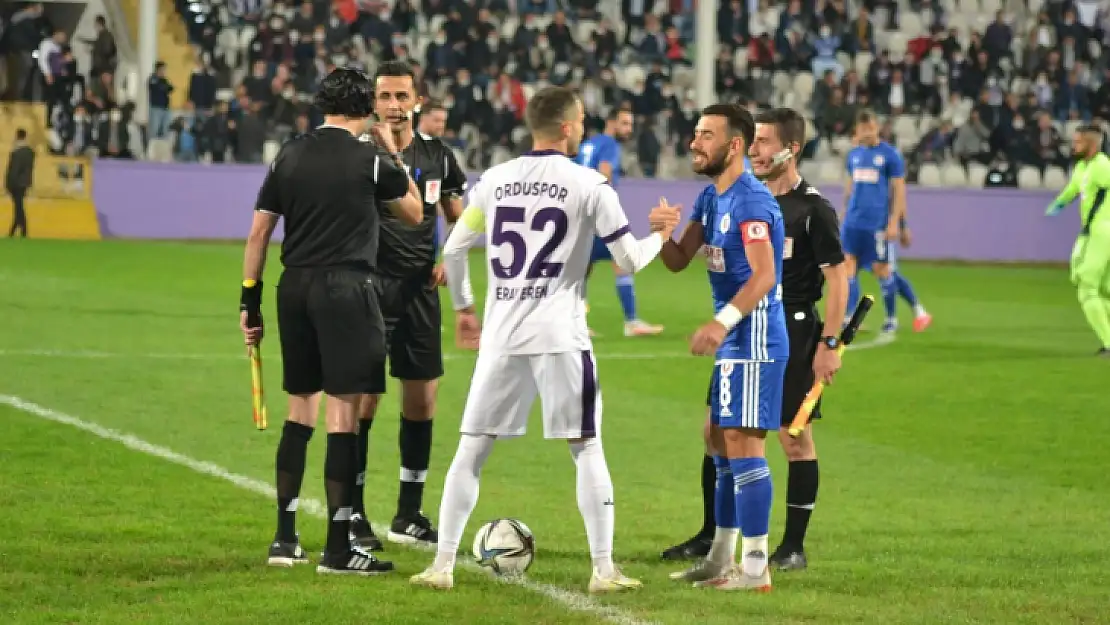 Orduspor, Fethiyespor maçı berabere bitti 1-1