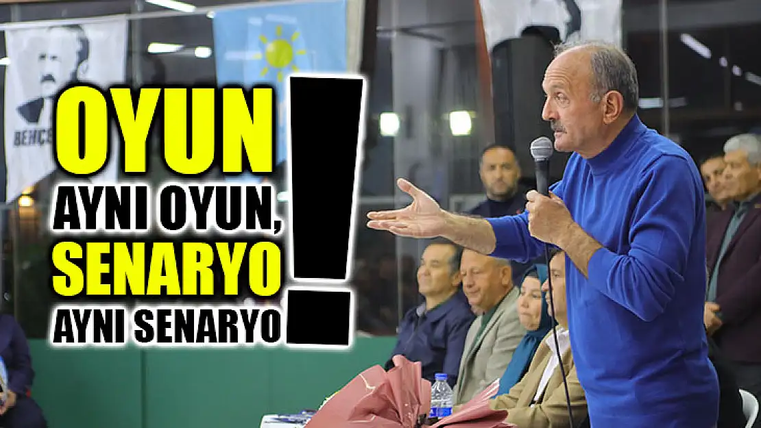 Oyun Aynı Oyun, Senaryo Aynı Senaryo!