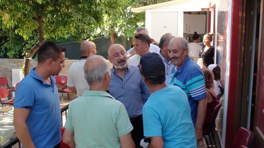 ÖZTUNÇ'DAN CHP İLÇE BAŞKANI MEHMET DEMİR'E ZİYARET