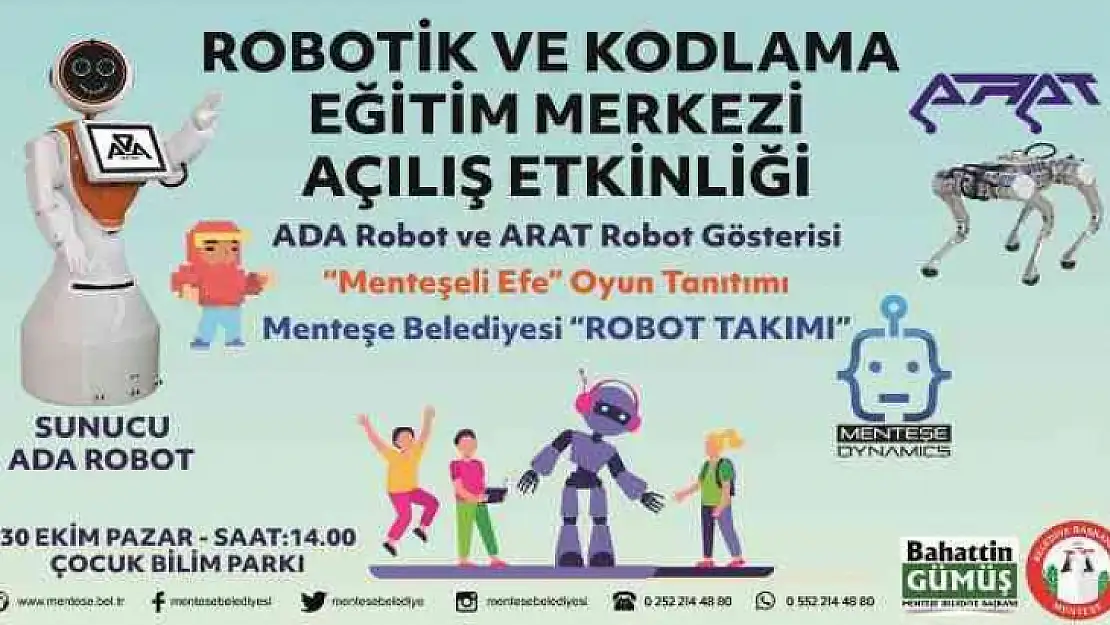 ROBOTİK VE KODLAMA MERKEZİ ROBOT GÖSTERİSİ İLE AÇILIYOR