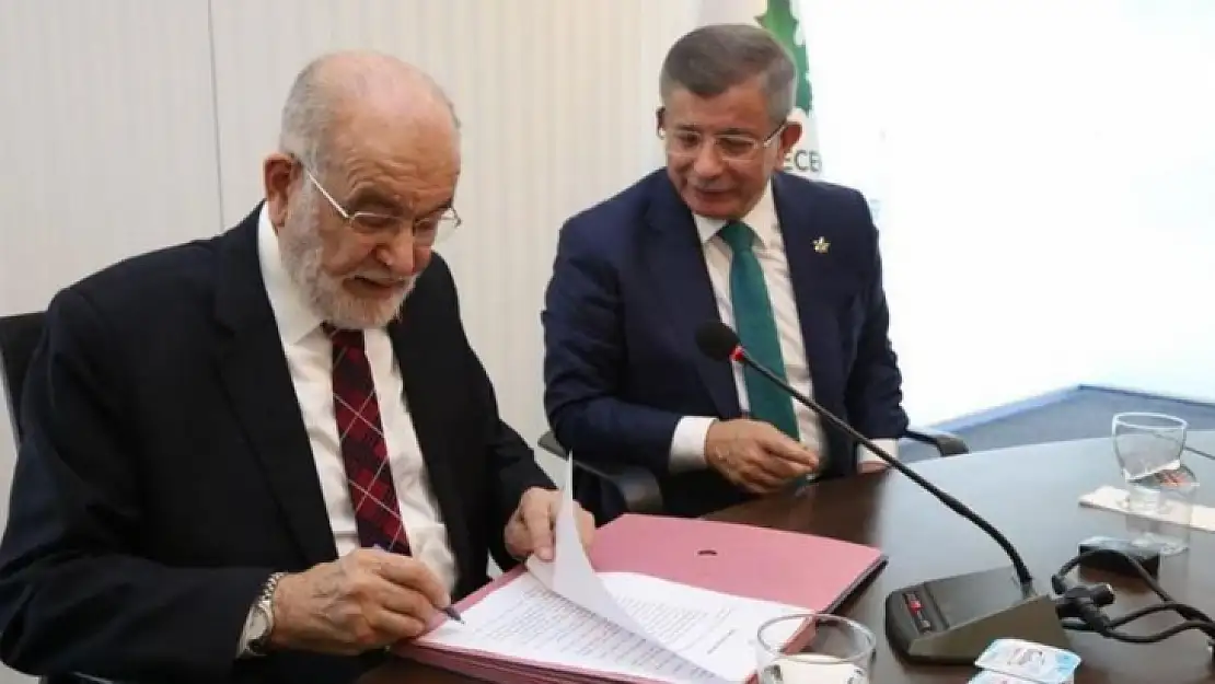 Saadet Partisi ve Gelecek Partisi TBMM'ye grup kurma başvurusu yaptı