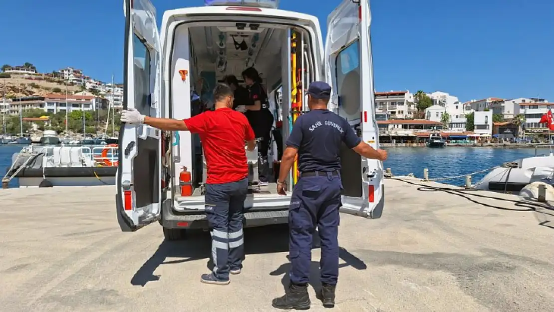 Sahil Güvenlik tarafından tıbbı tahliye  gerçekleştirildi