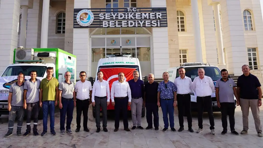 Seydikemer Belediyesi'nin Araç Filosuna Bir Yeni Cenaze Aracı Kazandırıldı