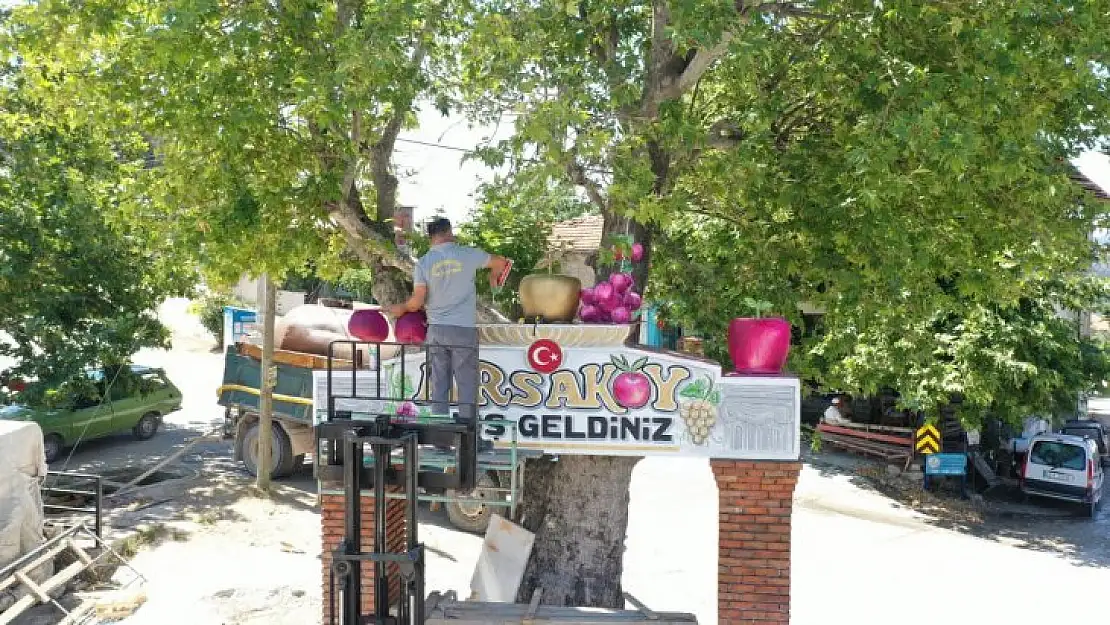 SEYDİKEMER BELEDİYESİ'NİN DESTEKLERİYLE YAPILAN GİRİŞ KAPISI TAMAMLANDI