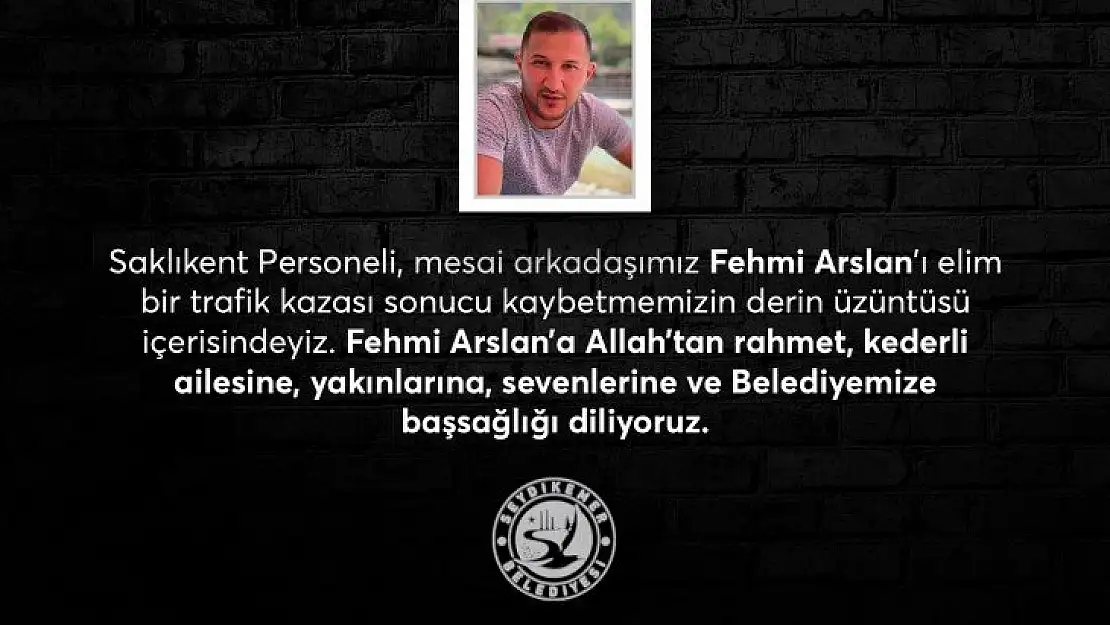 Seydikemer Belediyesi'nin Genç Personeli Kazada Hayatını Kaybetti