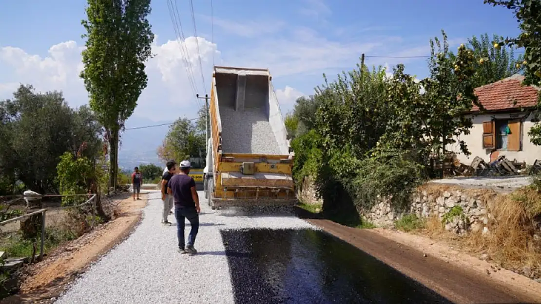 Seydikemer'de asfalt çalışmaları tamamlandı