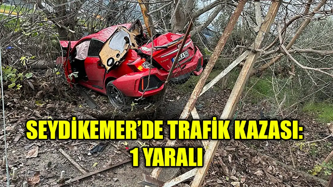 Seydikemer'de Trafik Kazası: 1 Yaralı