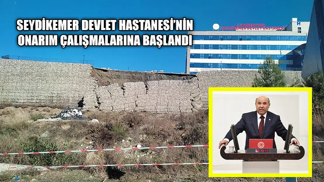 Seydikemer Devlet Hastanesi'nin Onarım Çalışmalarına Başlandı