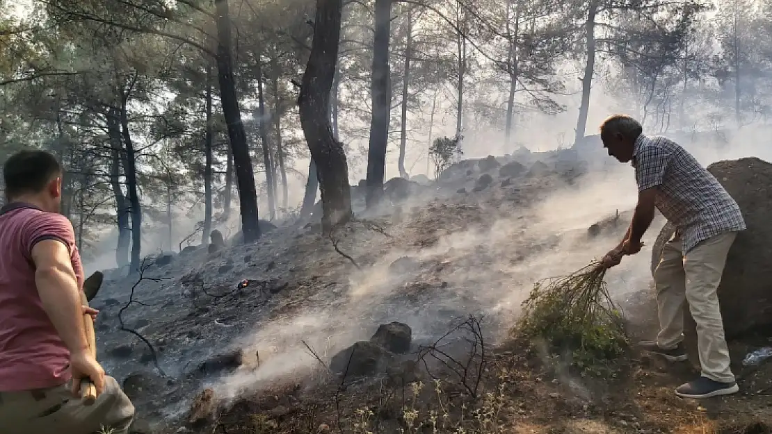 Seydikemer yangını kontrol altına alındı