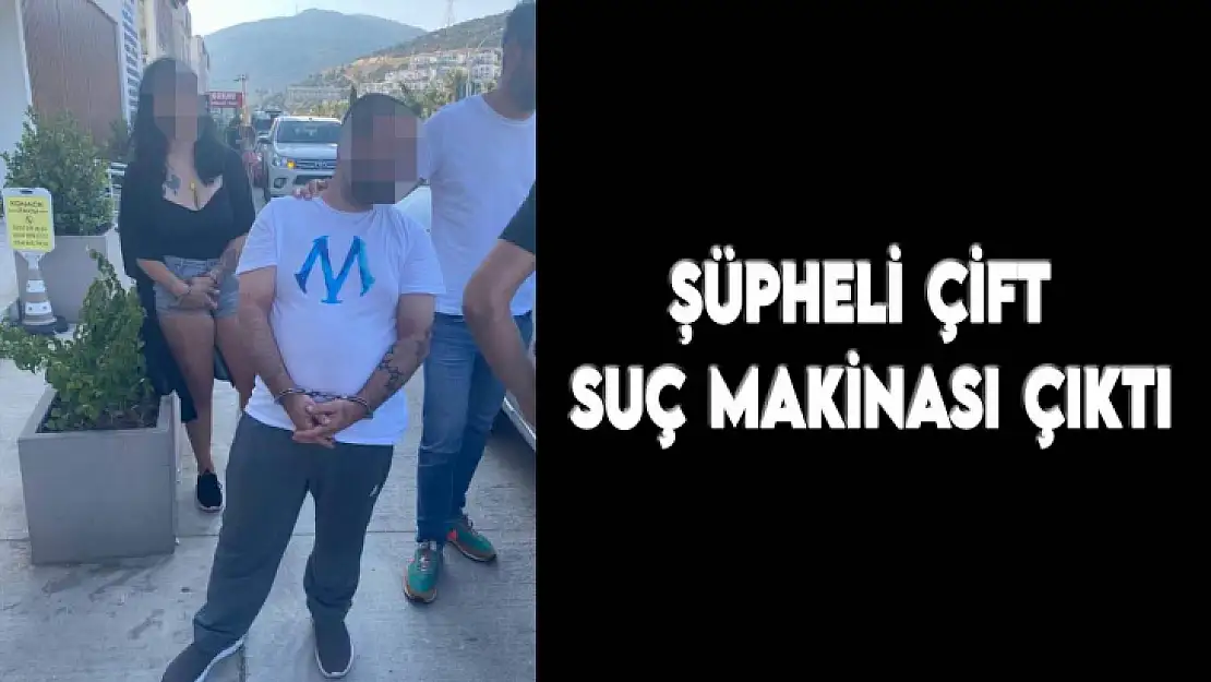 Şüpheli çift suç makinası çıktı